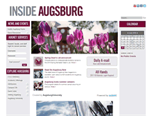 Tablet Screenshot of inside.augsburg.edu