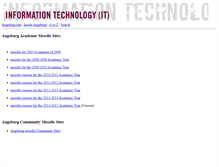 Tablet Screenshot of castor.augsburg.edu